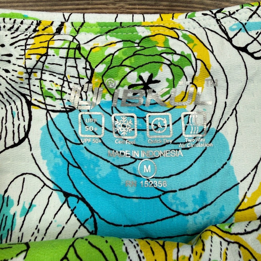 IBKUL Women Size Medium 13in Swing Skort Paddy Lime Multi Floral Activewear NWT - Picture 11 of 11